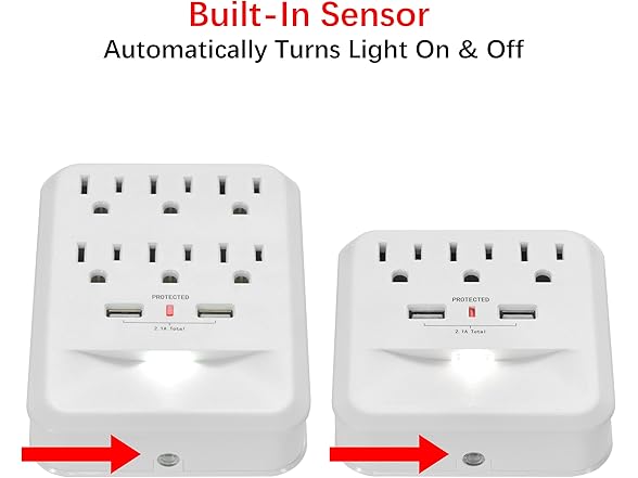 Clear Power Combo: 2-Outlet Travel Tap