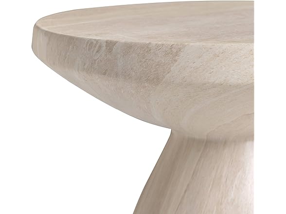 LeisureMod Dune Fiberglass Side Table