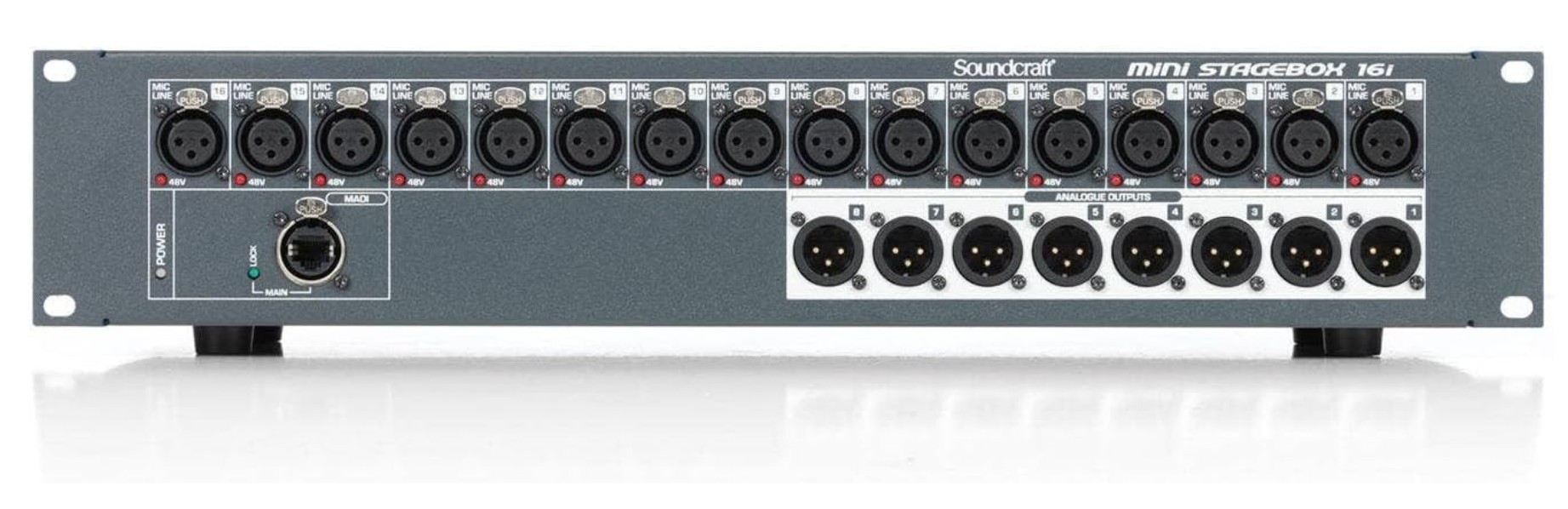 (NEW) Soundcraft MSB-16i 16-channel Compact Digital Stagebox with Remote Controlled I/O - Gallery 3