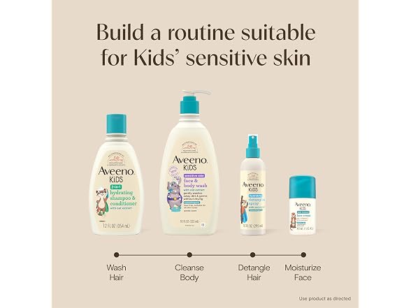 Aveeno Baby Kids Shampoo and Conditioner
