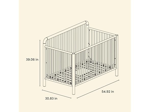 Storkcraft Porto 5-in-1 Convertible Crib