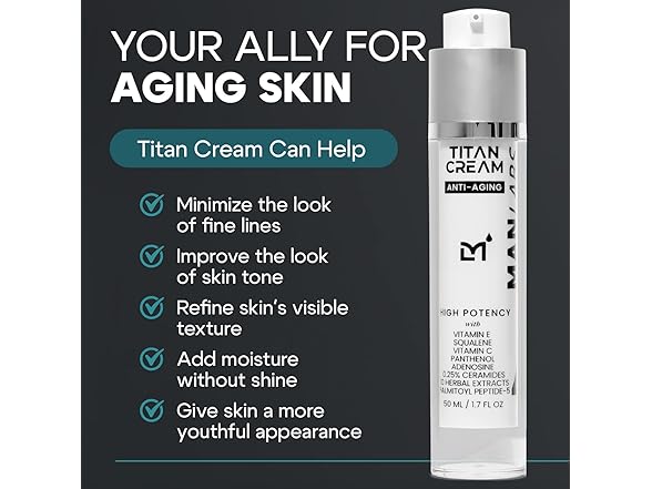 Titan Anti-Aging Mens Face Cream