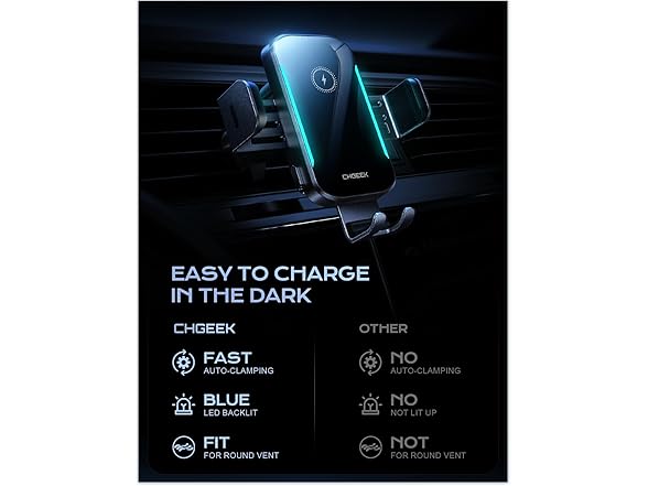 CHGeek 15W Wireless Car Charger