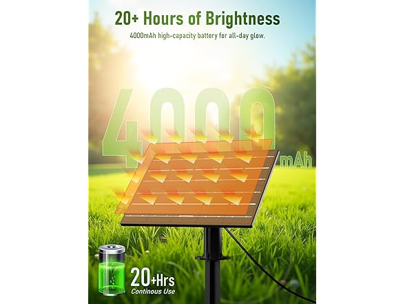 Luckstyle 100FT Solar String Lights