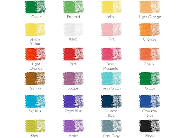 Watercolor Pencils 24-Pack w/ Brush