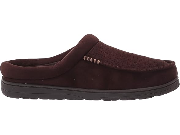 Dearfoams Mens Memory Foam Slippers