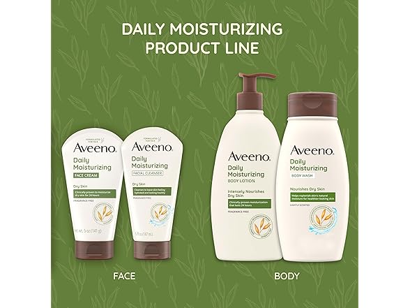 Aveeno Moisturizing Face Cleansing Bar 8pk
