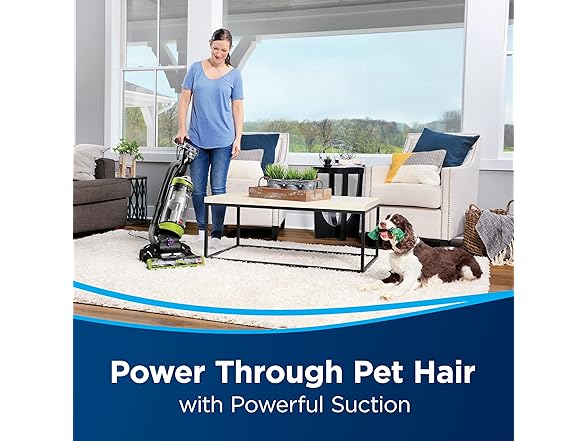 Bissell CleanView Swivel Pet Upright Vacuum, Swivel Steering for Maneuverability, Triple Action Brush Roll for Pet Hair, Large Capacity Dirt Tank & Scatter-Free Tech, 2252 (Open Box)