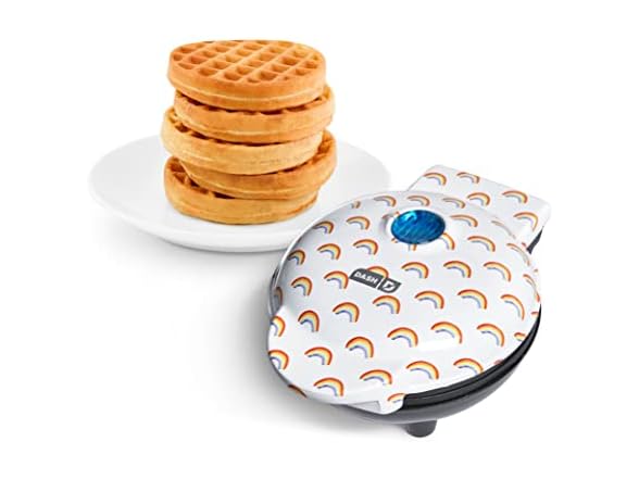 DASH Mini Maker for Individual Waffles, Rainbow