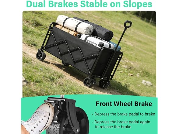 FFQ Heavy Duty Foldable Wagon 550LBS