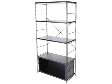 $89.99, Was $760, 88% Off! LeisureMod Brentwood 4-Shelves Bookcase dealfomo