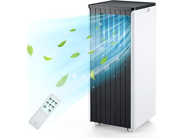 GustoWave 3-in-1 Portable Air Conditioner- 350 Sq. Ft
