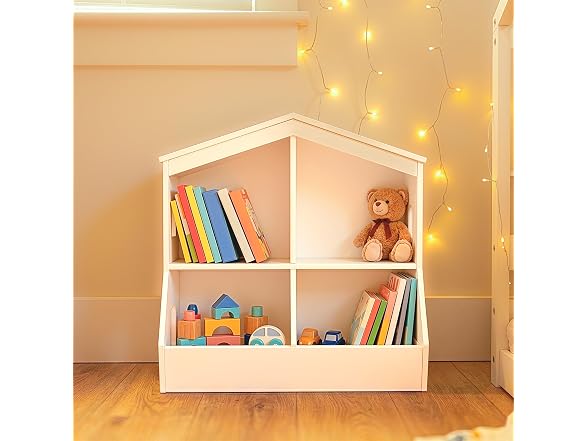 Little Seeds Trellis Storage Cubby Bookcase