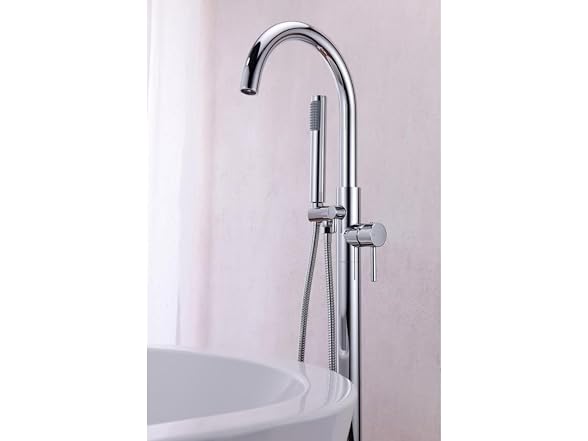 ANZZI Coral Series 2 Handle Floor Mount Freestandi