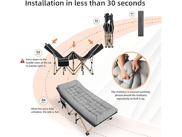 Fragess camping cot