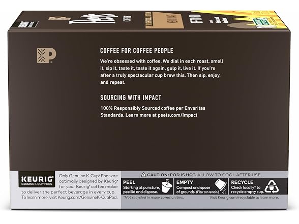 Peet's Coffee Coffee Pods, Medium Roast