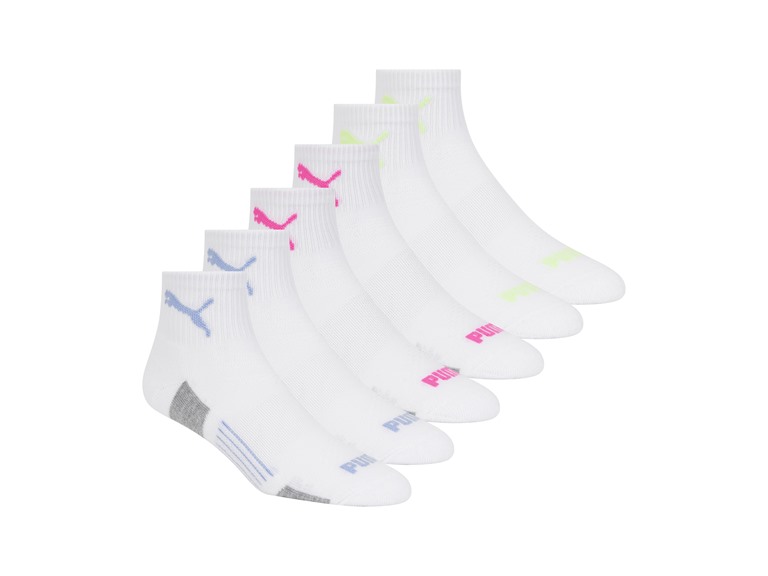 PUMA P601592 9-11 PUMA Women's 12-Pairs Quarter Crew