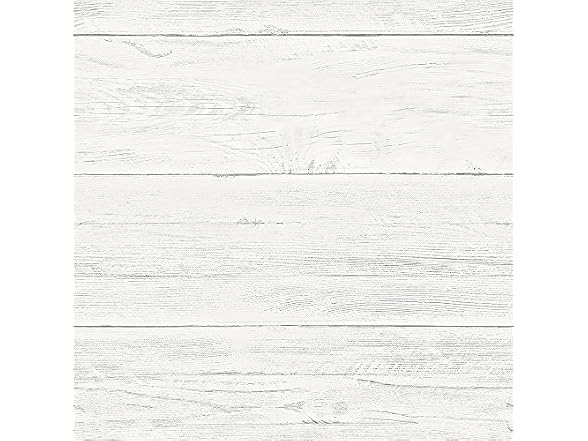 NuWallpaper NuWallpaper NU3127 Shiplap Peel Stick