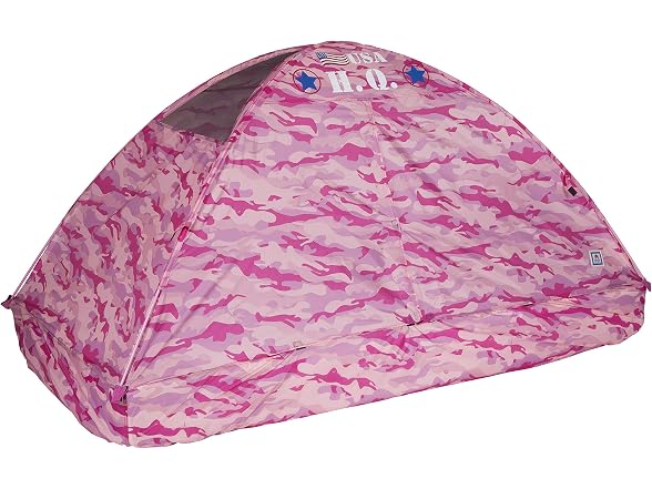 Pacific Play Tents 19781 Kids Pink Camo Bed Tent Playhouse