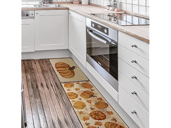 Fall Kitchen Mats Set of 2