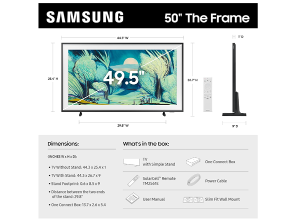 (NEW) Samsung "The Frame" LS03F (2025 Model)