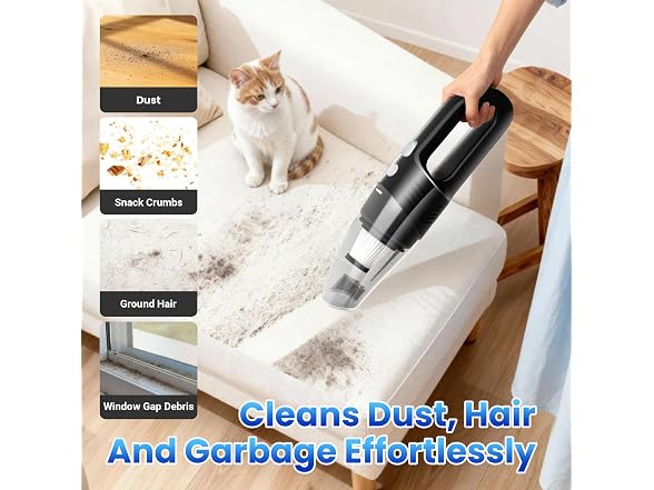 Loeeosu 11000Pa Handheld Car Vacuum