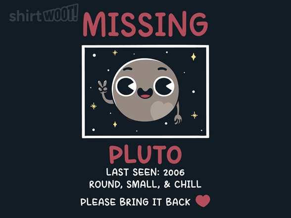 Missing Pluto