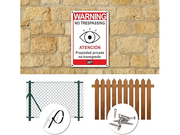 Private Property No Trespassing Sign