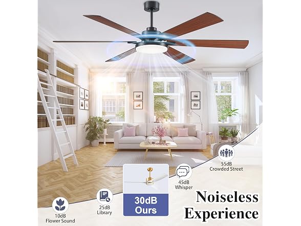 72in Indoor/Outdoor Ceiling Fan with Lights - Gallery 6