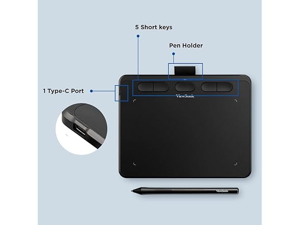ViewSonic 7" Drawing Tablet | PF720