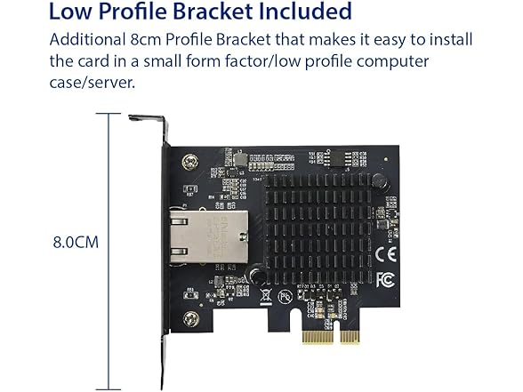 Single Port 10 Gigabit Ethernet PCI-e x1 Network Card