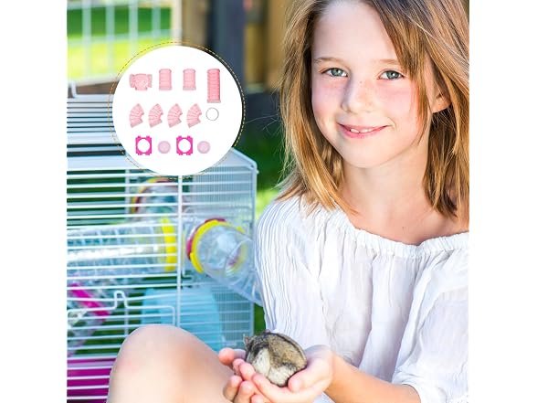 POPETPOP 1 Set Hamster Tubes Connection Plat