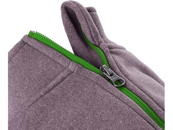 Gooby Zip-Up Microfiber Fleece Dog Sweater,