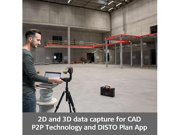 Leica Geosystems 950878 X6 P2P Kit - Range 800ft