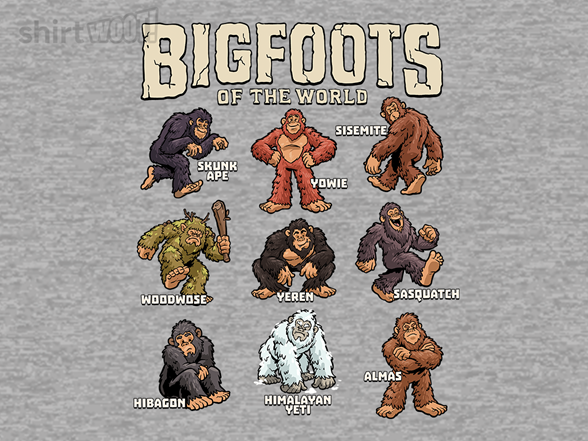 Bigfoots of the World
