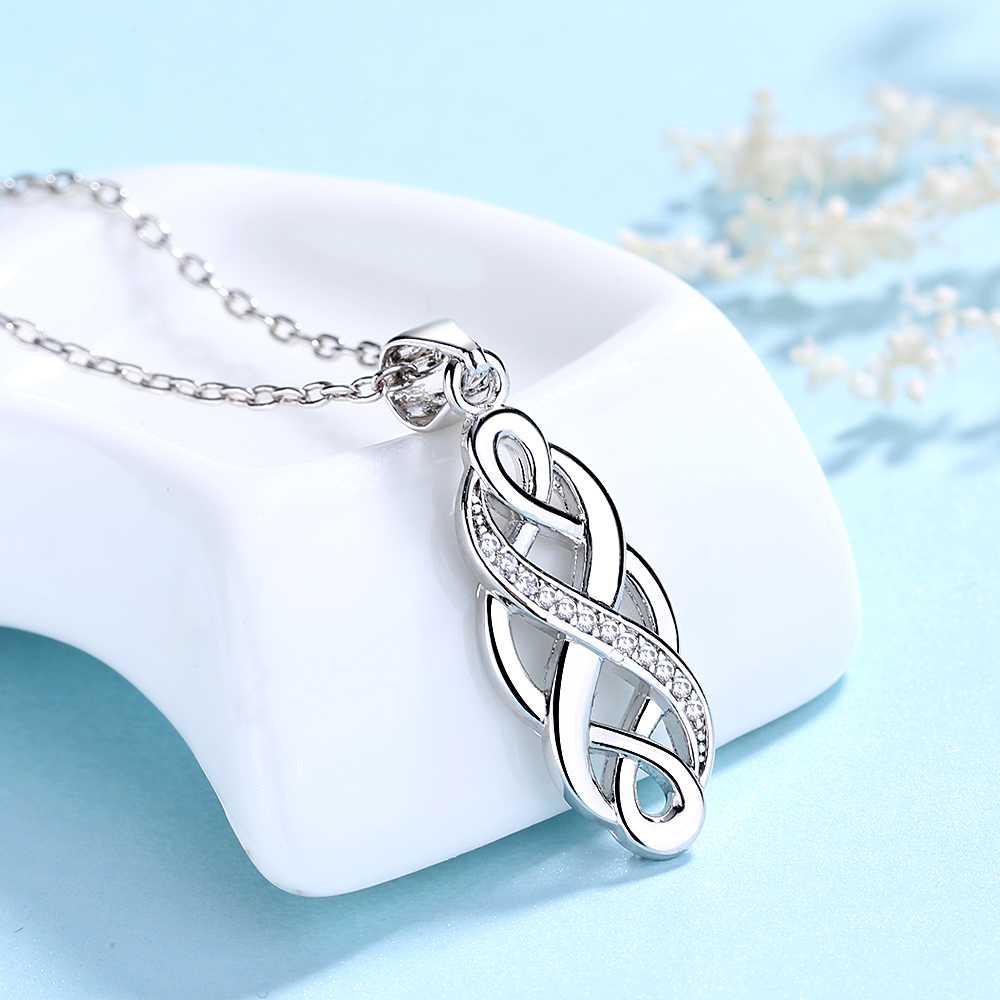 Sterling Silver Celtic Necklace - Gallery 4