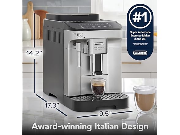 (NEW!) De'Longhi Magnifica Evo Automatic Espresso & Coffee Machine