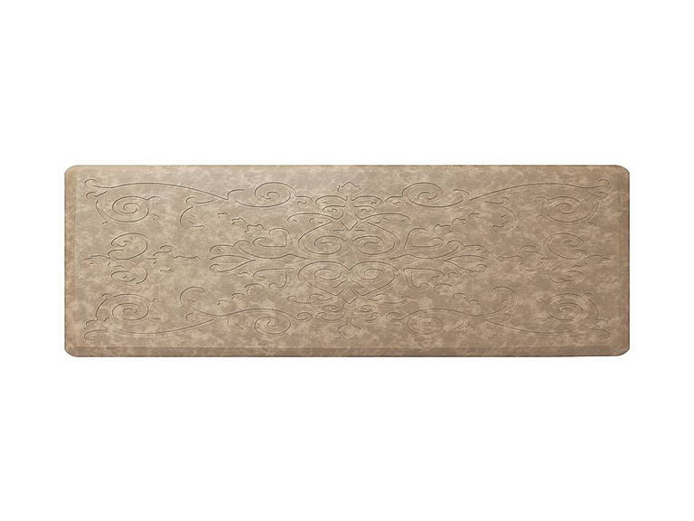 J&V TEXTILES EMB02 17*60 17 in. X 60 in. MEDALLION EMBO