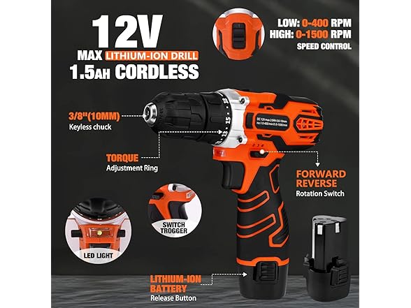 Thatool 255-Piece Tool Set with Drill