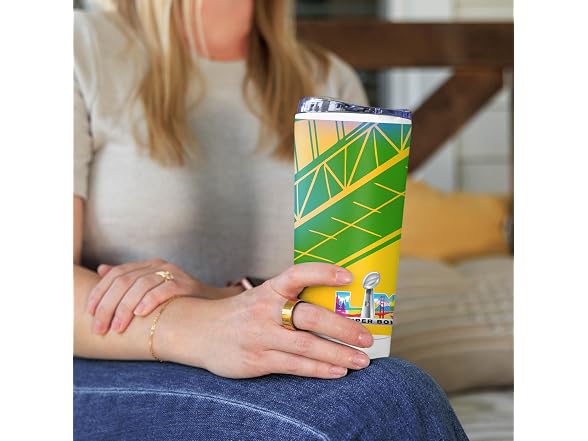 Fanmats Super Bowl 60 20oz Stainless Steel Tumbler