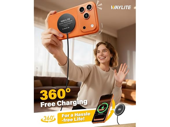 WayLite 25W Magnetic Wireless Charger