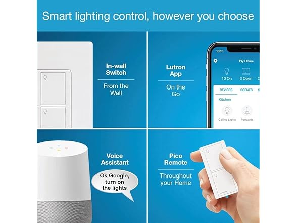 Lutron Caseta Original Smart Light Switch Kit