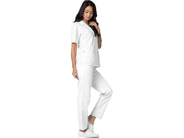 Adar Medical Uniforms Women (M) Lapel Collar Top