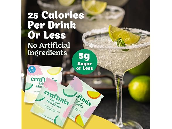 Craftmix Margarita Variety 12 Pack Drink Mixer