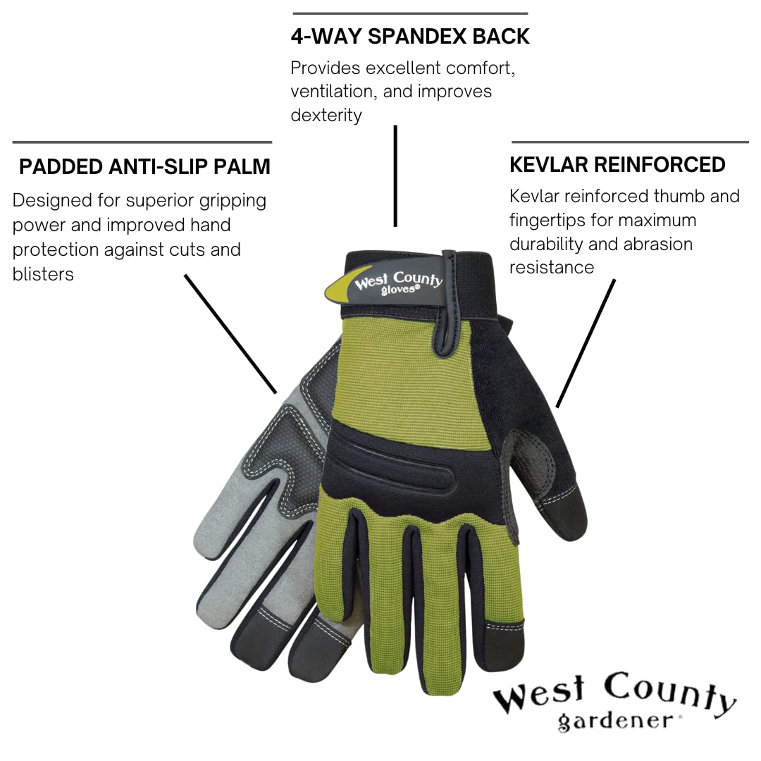 West County Gardener 044B Women's Landscape Gloves - Gallery 8