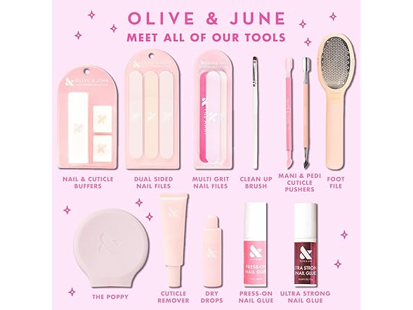 Olive & June Nail File Pack