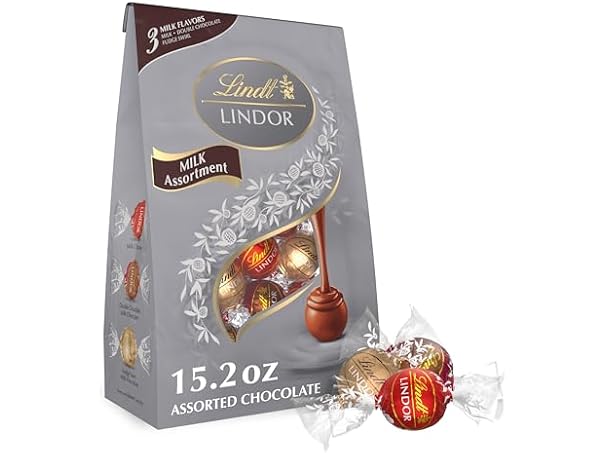 $5.99, Was $11.927, 49% Off! Lindt LINDOR Milk Assorted Truffles 15oz dealfomo