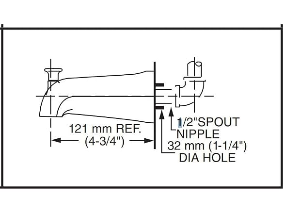American Standard Universal 4 in Slip-On Diverter