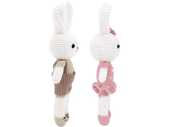 Enesco Woolie Luca and Luna the Bunnies 2-Piece