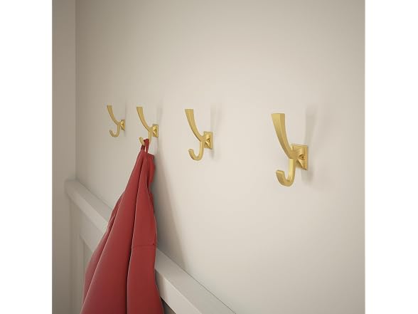Franklin Brass Classic Edge (4-Pack) Coat and Hat Wall Hooks